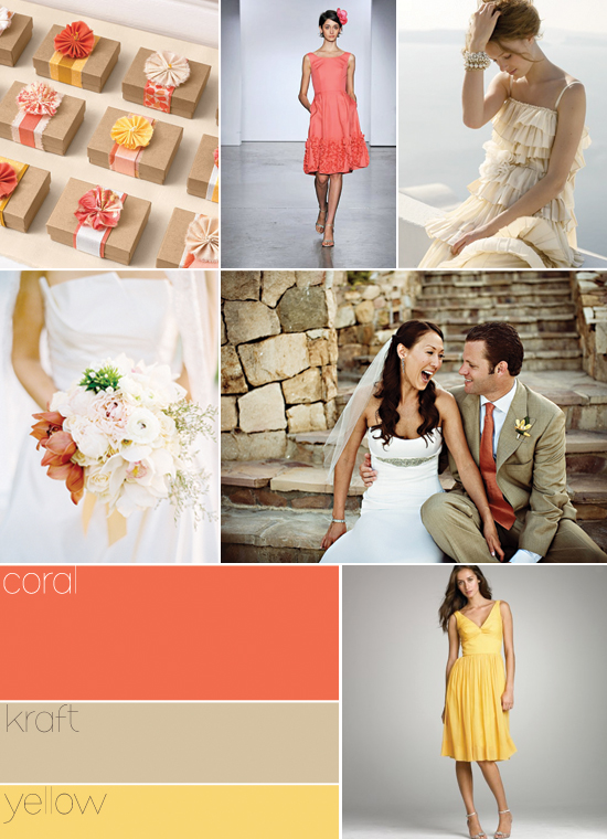 coral wedding theme ideas